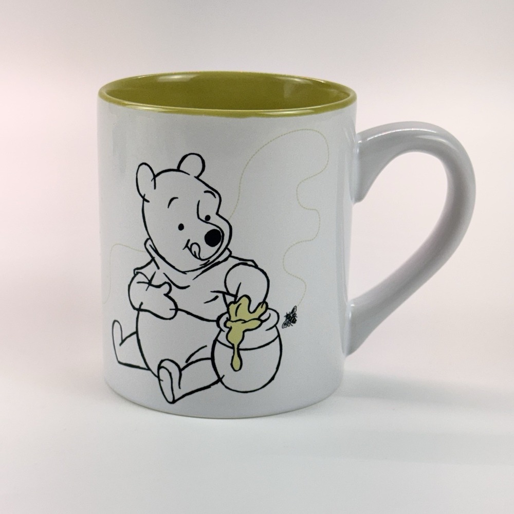 Disney's Winnie The Pooh Ceramic Coffee Mug "Bee Kind Bee Happy Bee You" Sketch